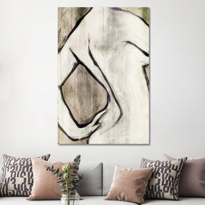 Nude Sepia I - Wrapped Canvas Print