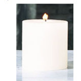 Unscented Pillar Candle