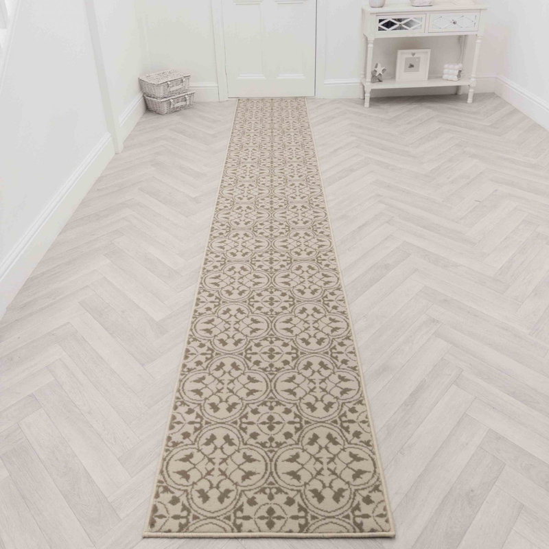 Runner Geometric Shapes Area Rug, Runner 60 x 390 cm