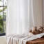 Rideau très large en lin mélangé pour le salon, cloison rustique filtrant la lumière de la ferme, panneau simple pour les fenêtres de la chambre à coucher-871385489-846508052-871385503