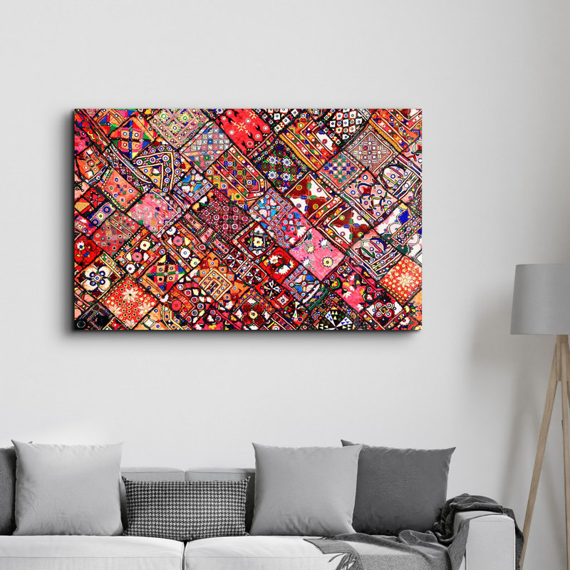 Élégante peinture murale en verre trempé de 13,8 po x 21,7 po | 100% verre trempé, épaisseur: 0,16 pouce | Imprimé UV pour des couleurs éclatantes | Parfait pour la décoration intérieure, le salon et les espaces de bureau