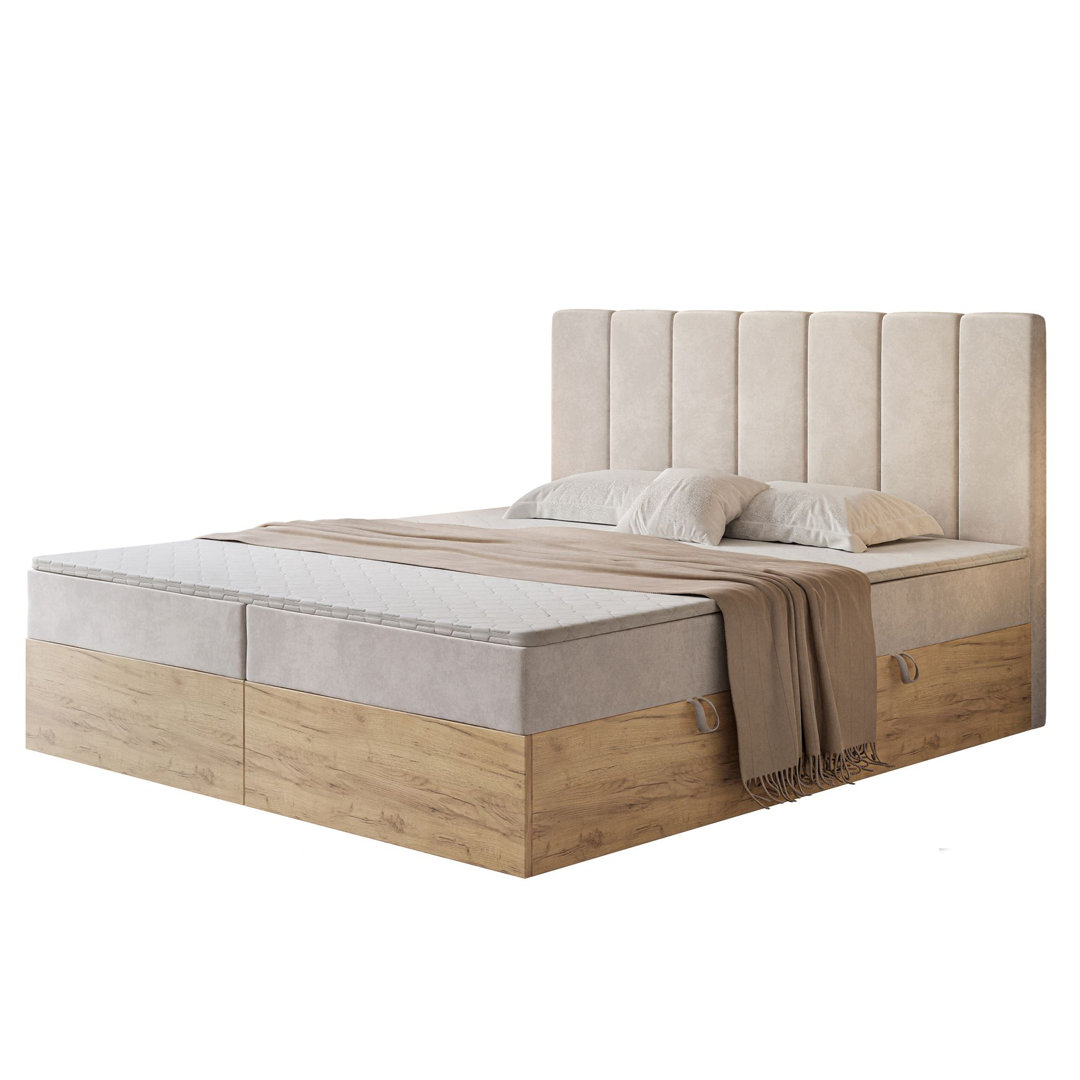 Boxspringbett Lonzo mit Topper