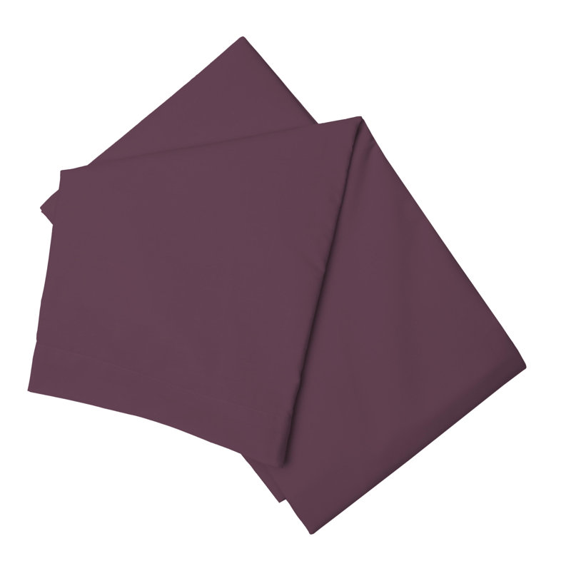 200 Thread Count Cotton Blend Percale Flat Sheet, Breeze, Single (3')