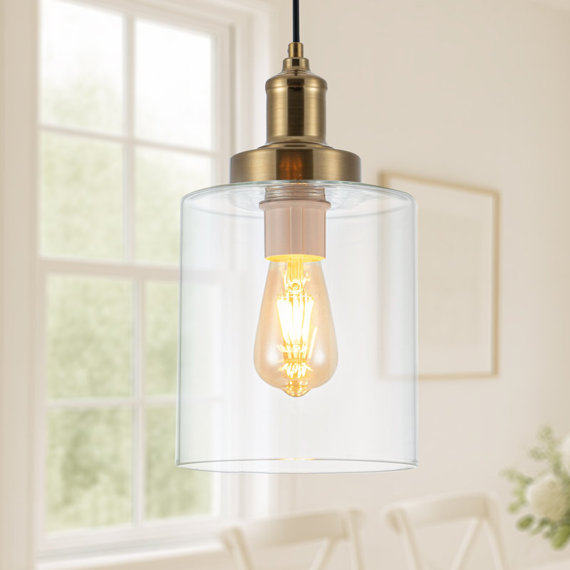 Luminaire suspendu rétro en verre rétro
