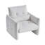 Fauteuil d'appoint en velours massif 1 place-1874724577
