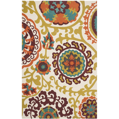 Wilburg Hand Loomed Cotton Abstract Rug