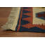 Quality Geometric Wool Kilim Area Rug 7x10