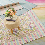 Shore Stripe Handwoven Cotton Rug