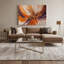 «Lyrical Abstraction 98», art mural sur toile brune-362168309
