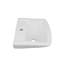 Lavabo de salle de bain mural blanc rectangulaire