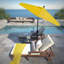 Parasol de marché 7 pi 6 po Barmore-86847160