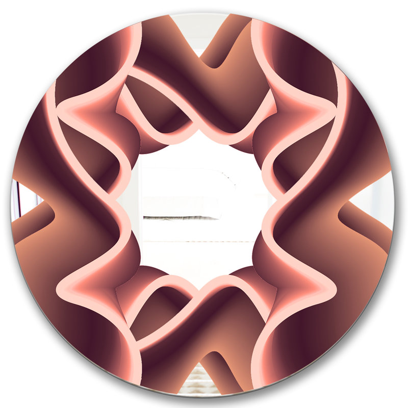 Miroir mural Nebulous Waves 2, H 31,5 po x l po