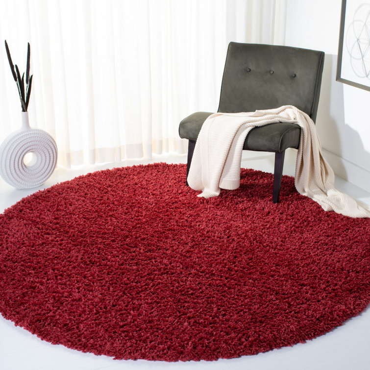 August Shag Performance Solid Color Rug