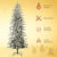 Arbre de Noël artificiel avec embouts de branches réalistes pour un usage intérieur, domestique et des Fêtes | Idée de cadeau-1593503684