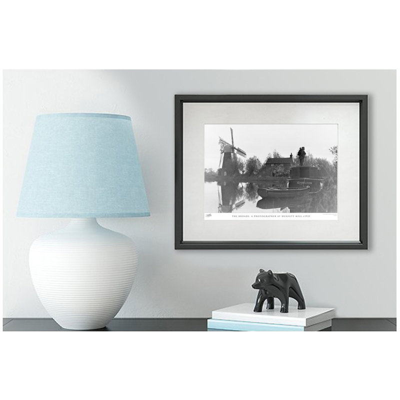 The Broads, A Photographer At Hunsett Mill C1935 by Francis Frith - Single Picture Frame Print, 60cm H x 80cm W x 2.3cm D