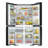 Samsung Bespoke 4-Door Flex Refrigerator 23 cu. ft. with AI Family Hub+ and AI Vision Inside