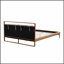 Lit en cuir avec 2 veilleuses combinant design moderne et confort ultime pour une expérience de sommeil luxueuse-1872339644