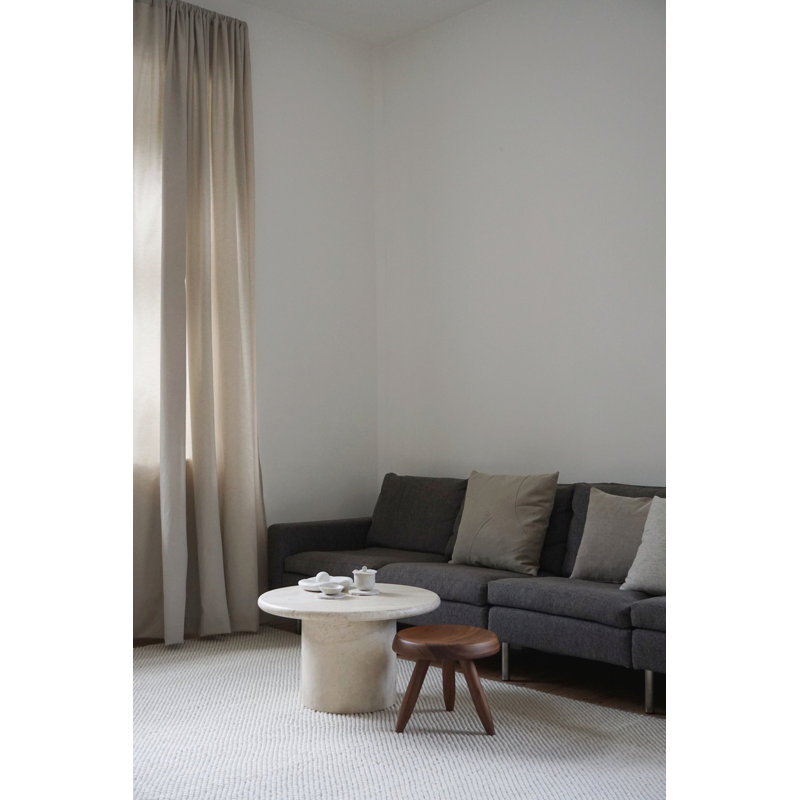 Off White Tact Rug, Rectangle 5'5" x 7'8"
