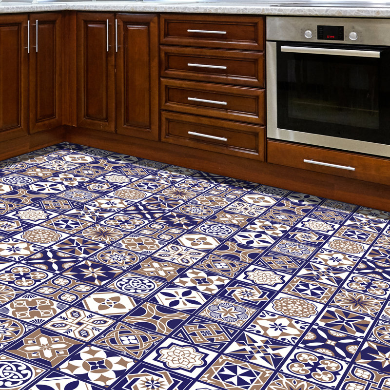 Avenue 60cm W x 120cm L PVC Peel and Stick Mosaic Tile