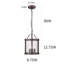 Luminaire suspendu cylindrique à 3 lumières D8,75 "avec verre transparent Bella-951854507