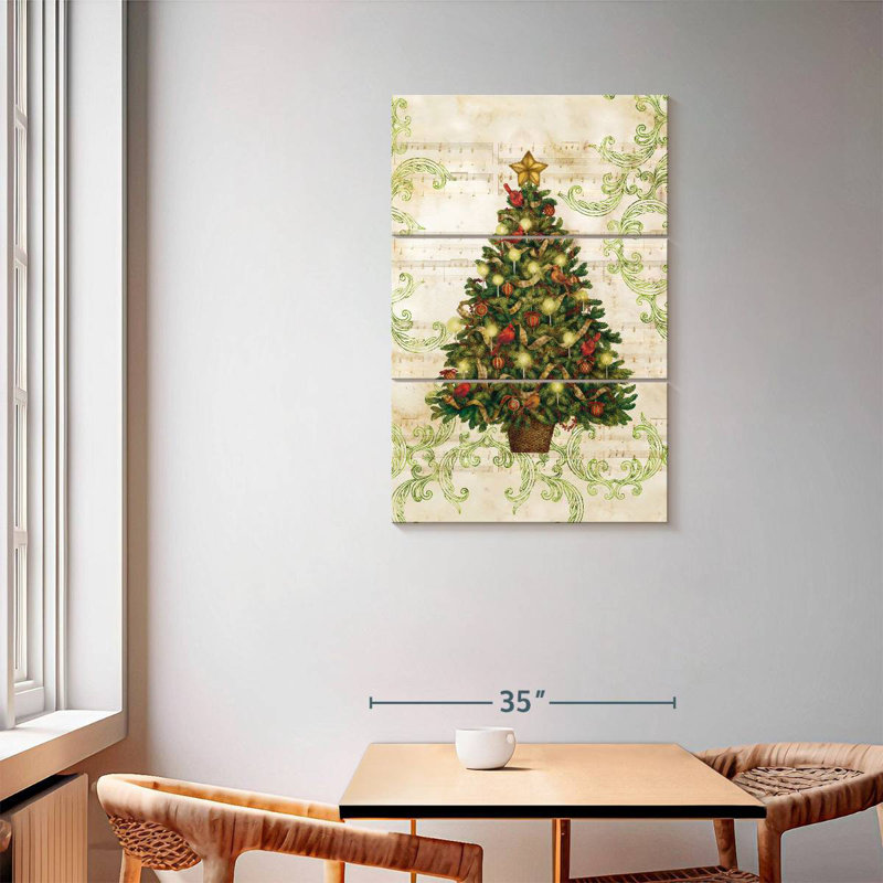 Lelend Christmas Past Tree, 57" H x 36" W