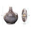 Vase en argent poli Advik - court-776319391