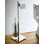 Smart Toilet Brush And Toilet Paper Holder - Free Standing - 29" Brass/Polished Chrome
