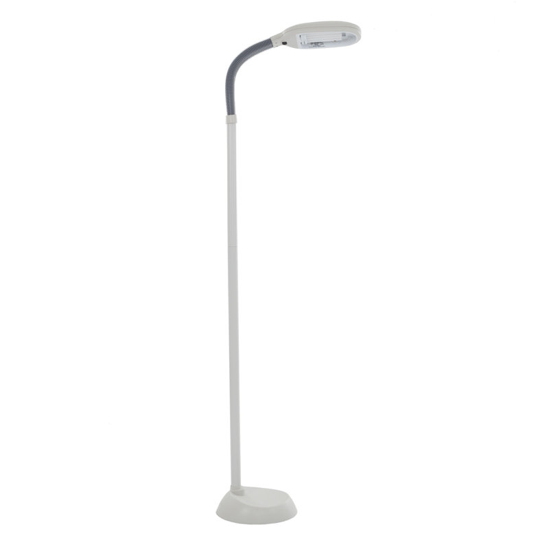 Lampe de travail sur pied Sunlight, Grain du bois, 62.5"