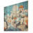 Greek Island Impression Of Santorini 5 - Santorini On Wood Print-1165153436