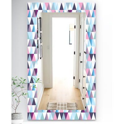Miroir meuble-lavabo colourfields triangulaire 13