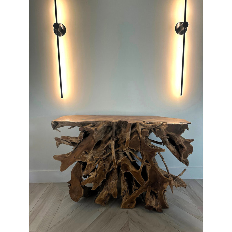 Eiker Solid Wood Console Table, 31'' H x 60'' W x 16'' D