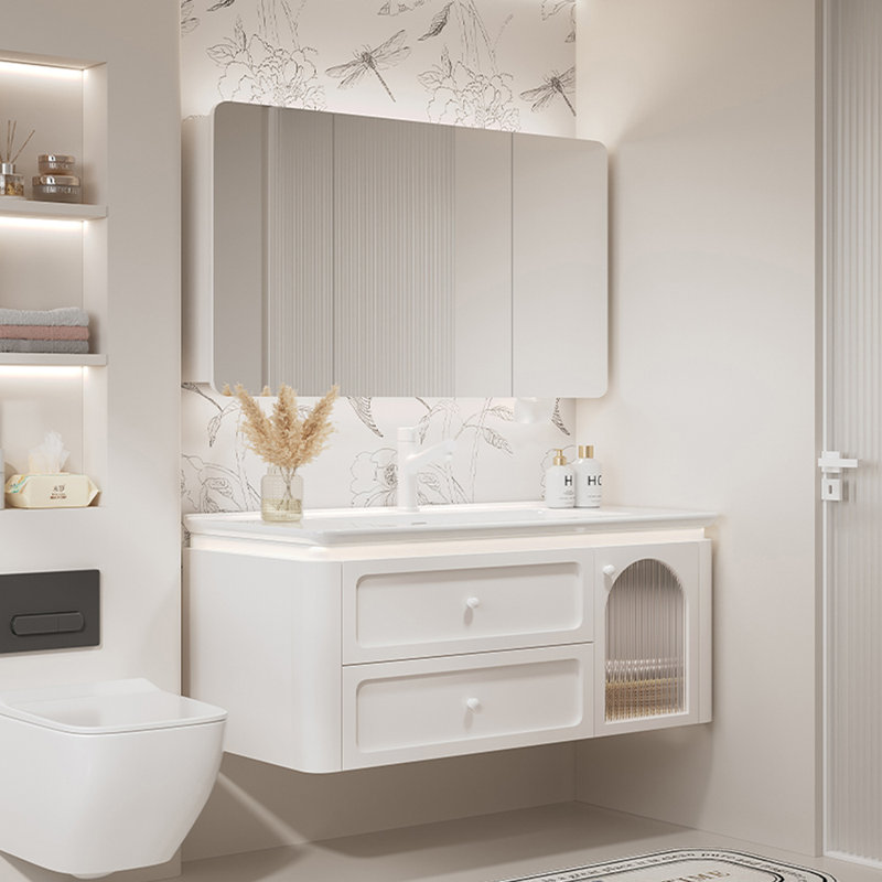 Armoire de salle de bain moderne et simple