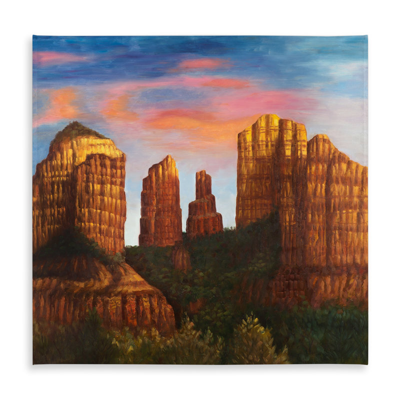 Cathedral Rock Arizona Tablecloth | Modern Landscapes Decor