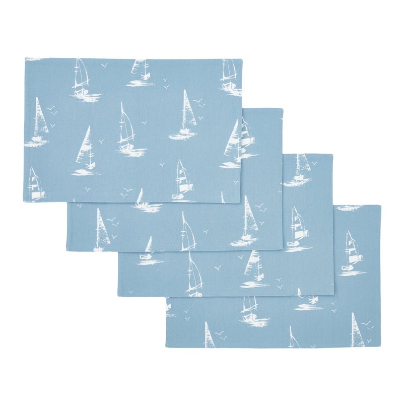Salcombe Boats Cotton Dining Placemat 4 Pack