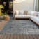 Machine Washable Indoor/Outdoor Chayden ACN988 Silver Rug