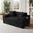 2Seater Sofa Boneless Couches,No Assembly Needed, Modern Sofa For Compact Living Rooms, Apartments, And Offices-1306432287-1306432275
