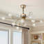 Ventilateur de plafond 42 po avec lustre Spoutnik 12 vitesses Sverse