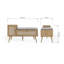 Tempa 4 Pair Shoe Storage Bench
