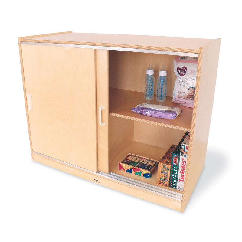 5 Compartment Manufactured Wood Classroom Cabinet