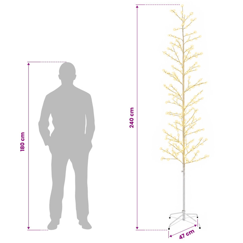 Holiday Lighting, 240 cm, White (Warm White)