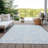 Malek Indoor/Outdoor Area Rug with Non-Slip Backing-929449352
