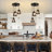 Dimmable 3-Light Cluster  Pendant Light