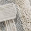 Tapis de bain tissé à rayures texturées-284555482