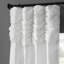 Rideau obscurcissant en imitation de taffetas de soie uni ruché Ryker pour la chambre à coucher et le salon, panneau simple pour fenêtre-583439888-583439900