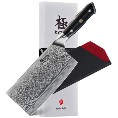 CO-Z Damascus 7'' Cleaver