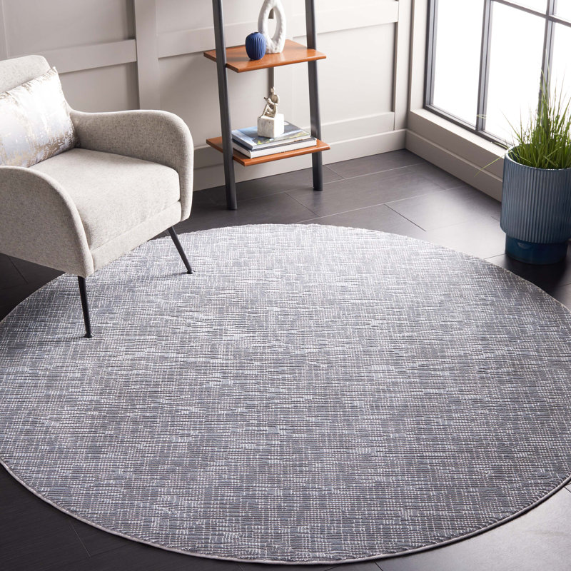 Continental Performance Abstract Rug, Round 6'7"