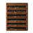 Black Walnut Wooden Desk Organizer, 6 Drawers Desktop Cabinet Storage for Jewelry, Office Supplies, Craft Tools, Home Organization.