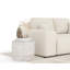 Two-seater square arms loveseat sofa-1780421646
