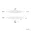 Organza 1 - Light LED Bath Bar-1036041542