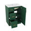 Meuble-lavabo 24 po avec lavabo, porte à fermeture douce, meuble-lavabo simple moderne avec tiroirs pour petits espaces-121088165